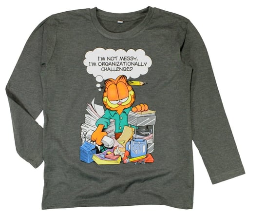 EplusM, Koszulka chłopięca z długim rękawem, Garfield, rozmiar 104/110 EplusM