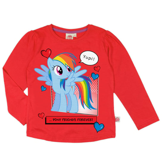 EplusM, Koszulka dziewczęca z długim rękawem, My Little Pony, rozmiar 104/110 EplusM