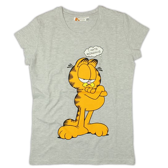 EplusM, T-shirt damski z krótkim rękawem, Garfield, rozmiar M EplusM