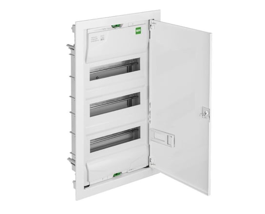 EPN 2003-00 MSF Rozdzielnica 3x12 PE+N podtynkowa drzwi metalowe IP 300 biała ELEKTRO-PLAST NASIELSK