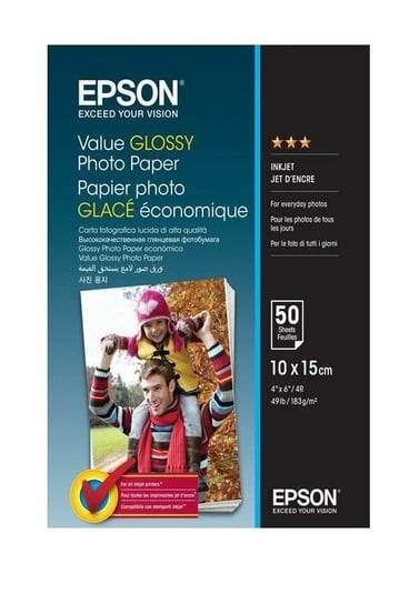 Epson, Value Glossy Photo C13S400039, Papier Fotograficzny, 10X15 cm, 100 Arkuszy Epson