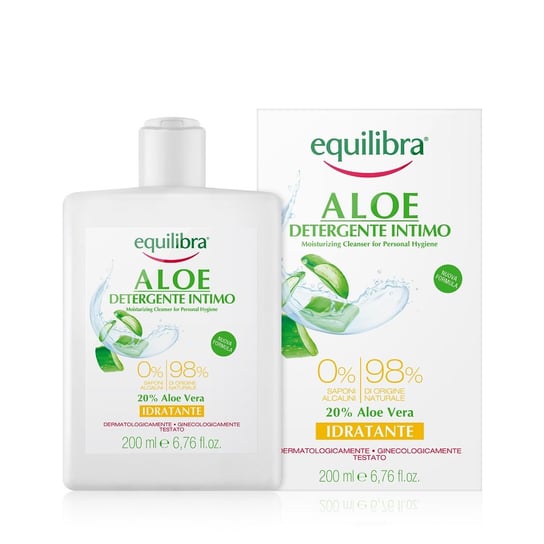 Equilibra, Aloe Natural Protection, żel do higieny intymnej nawilżający, 200 ml Equalibra