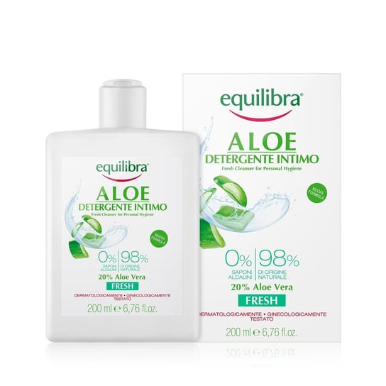 Equilibra, Aloe Natural Protection, żel do higieny intymnej odświeżający, 200 ml Equalibra