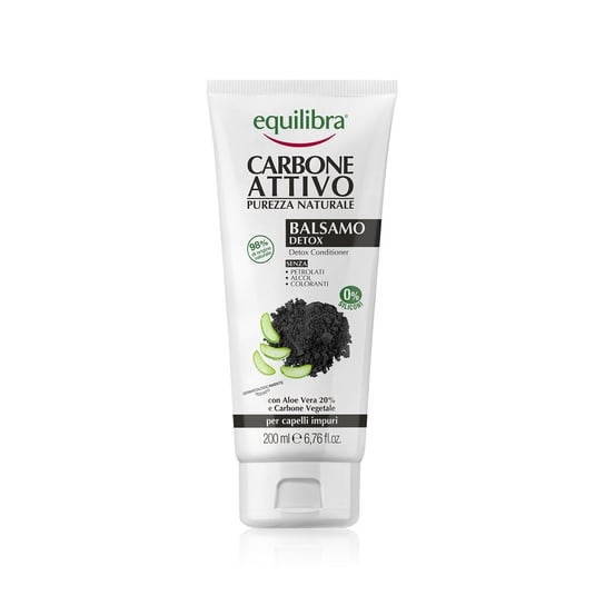 Equilibra, Carbone Attivo, odżywka do włosów z aktywnym węglem, 200 ml Equilibra