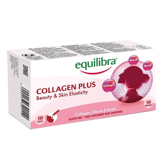 Equilibra Collagen Plus suplement diety 10 saszetek Inna marka