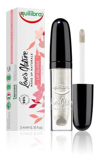 Equilibra, Love's Nature, błyszczyk do ust 04 White Floral, 3 ml Equilibra