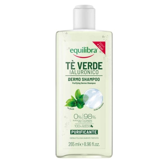 Equilibra,Purifying Dermo Shampoo oczyszczający szampon z zieloną herbatą i kwasem hialuronowym 265ml Equilibra
