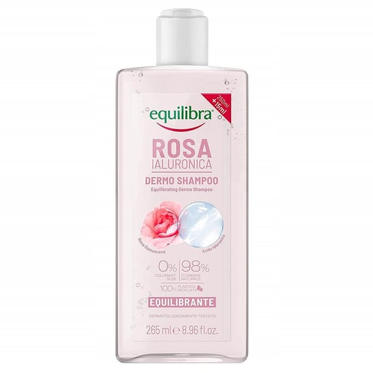Equilibra,Rosa Balancing Dermo Shampoo równoważący szampon z ekstraktem z róży i kwasem hialuronowym 265ml Equilibra