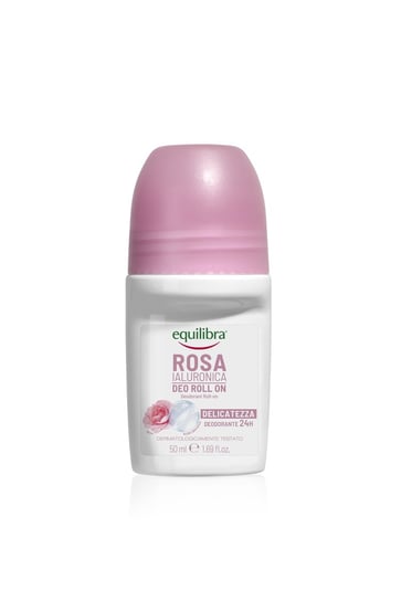 Equilibra Rosa, Różany Dezodorant w kulce z kwasem hialuronowym, 50ml Equilibra