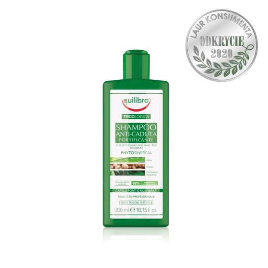 Equilibra, Tricologica, wzmacniający szampon przeciw wypadaniu włosów, 300 ml Equalibra