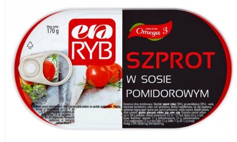Era  Ryb - Szprot W Sosie Pomidorowym - 170 G TopTel