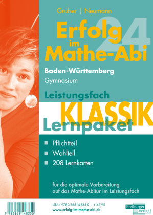 Erfolg im Mathe-Abi 2024 Lernpaket Leistungsfach 'Klassik' Baden-Württemberg Gymnasium, 3 Teile Freiburger Verlag GmbH