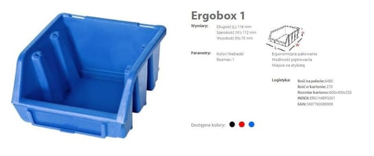Ergobox 1 PATROL GROUP, 11.6x11.2x7.5 cm Patrol