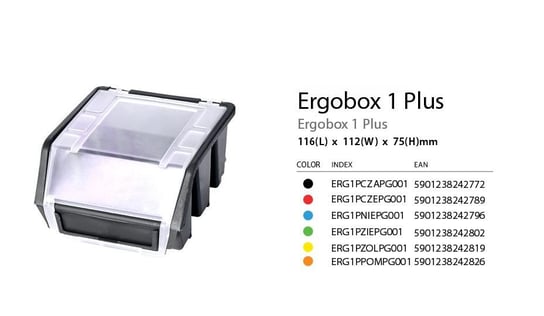 Ergobox PATROL, 118x112x75 mm Patrol