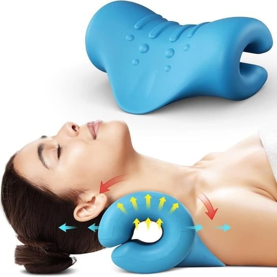 Ergonomiczne urządzenie do korekcji trakcji szyjnej, urządzenie do korekcji chiropraktyki, rozluźniające szyję i ramiona, aby złagodzić ból Inna marka