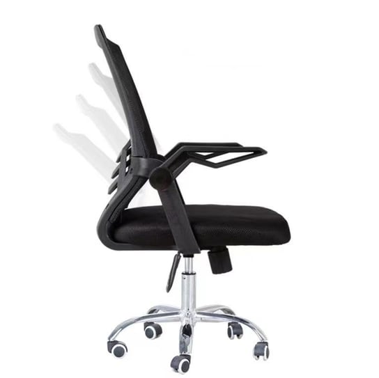 Ergonomiczny obrotowy fotel biurowy, krzesło z siatki- czarny Hedo