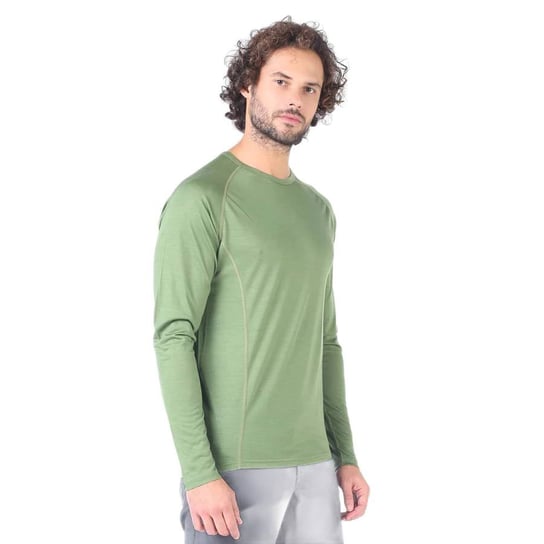 Eris - 100% Wełny merynos Koszulka - 135gr XL, Zielony Woolona