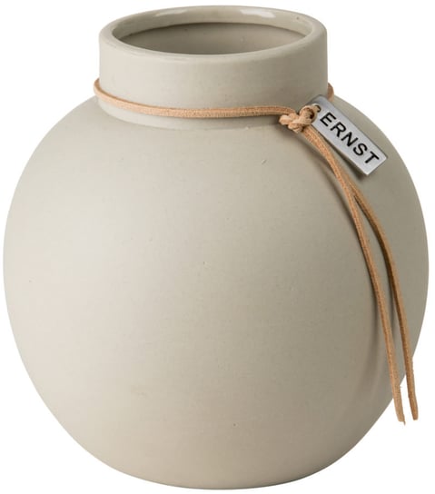 ERNST - Beżowy wazon ceramiczny M Ernst