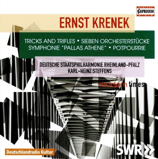Ernst Krenek Tricks And Trifles / Siben Orchesterstucke / Symphonie Pallas Athene / Potpourrie Various Artists