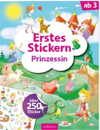 Erstes Stickern Prinzessin Ars Edition Gmbh, Arsedition