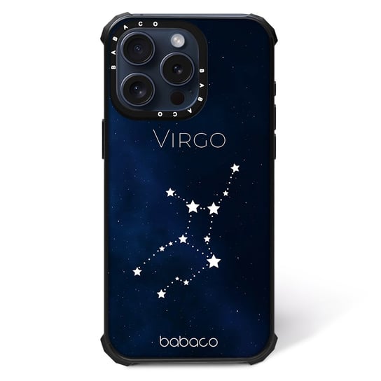 ERT GROUP Oryginalne i oficjalnie licencjonowane Babaco wzór Zodiac Constellation 006 Magnetyczne etui na telefon komórkowy IPHONE 14 PRO Etui kompatybilne z MagSafe, Granatowy Babaco