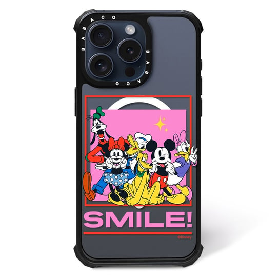 ERT GROUP Oryginalne i oficjalnie licencjonowane Disney wzór Disney Friends 014 Magnetyczne etui na telefon komórkowy IPHONE 14 PRO MAX Etui kompatybilne z MagSafe, Przeźroczysty ERT Group