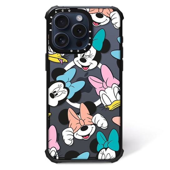 ERT GROUP Oryginalne i oficjalnie licencjonowane Disney wzór Disney Friends 018 Magnetyczne etui na telefon komórkowy IPHONE 14 PLUS Etui kompatybilne z MagSafe, Przeźroczysty ERT Group