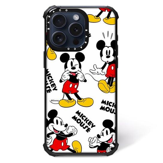 ERT GROUP Oryginalne i oficjalnie licencjonowane Disney wzór Mickey 050 Magnetyczne etui na telefon komórkowy IPHONE 14 PRO Etui kompatybilne z MagSafe, Biały ERT Group