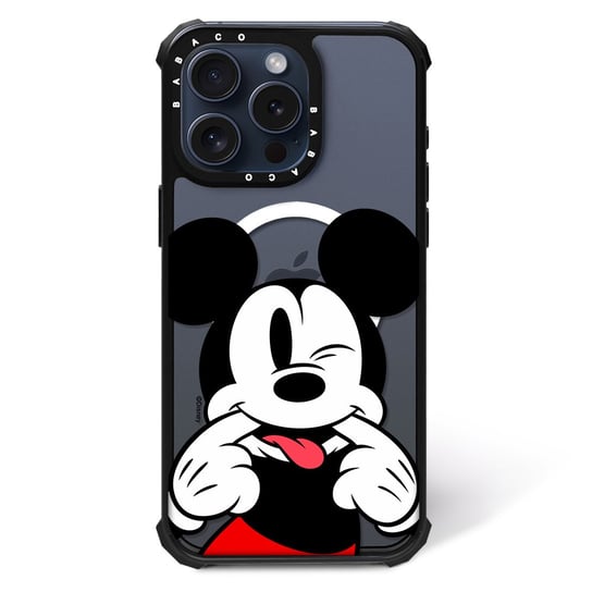 ERT GROUP Oryginalne i oficjalnie licencjonowane Disney wzór Mickey 052 Magnetyczne etui na telefon komórkowy IPHONE 13 Etui kompatybilne z MagSafe, Przeźroczysty ERT Group