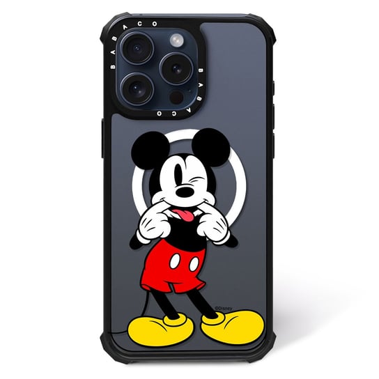 ERT GROUP Oryginalne i oficjalnie licencjonowane Disney wzór Mickey 053 Magnetyczne etui na telefon komórkowy IPHONE 13 Etui kompatybilne z MagSafe, Przeźroczysty ERT Group