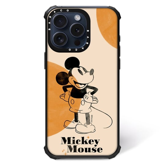 ERT GROUP Oryginalne i oficjalnie licencjonowane Disney wzór Mickey 054 Magnetyczne etui na telefon komórkowy IPHONE 13 PRO Etui kompatybilne z MagSafe, Beżowy ERT Group