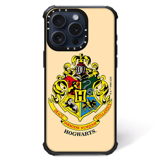 ERT GROUP Oryginalne i oficjalnie licencjonowane Harry Potter wzór Harry Potter 205 Magnetyczne etui na telefon komórkowy IPHONE 15 Etui kompatybilne z MagSafe, Beżowy ERT Group