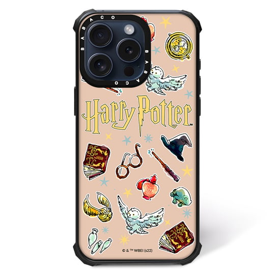 ERT GROUP Oryginalne i oficjalnie licencjonowane Harry Potter wzór Harry Potter 226 Magnetyczne etui na telefon komórkowy IPHONE 14 PLUS Etui kompatybilne z MagSafe, Beżowy ERT Group