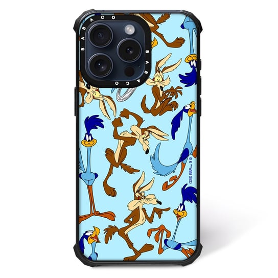 ERT GROUP Oryginalne i oficjalnie licencjonowane Looney Tunes wzór Looney Tunes 021 Magnetyczne etui na telefon komórkowy IPHONE 13 PRO Etui kompatybilne z MagSafe, Niebieski ERT Group