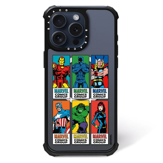 ERT GROUP Oryginalne i oficjalnie licencjonowane Marvel wzór Avengers 039 Magnetyczne etui na telefon komórkowy IPHONE 14 PRO MAX Etui kompatybilne z MagSafe, Przeźroczysty ERT Group