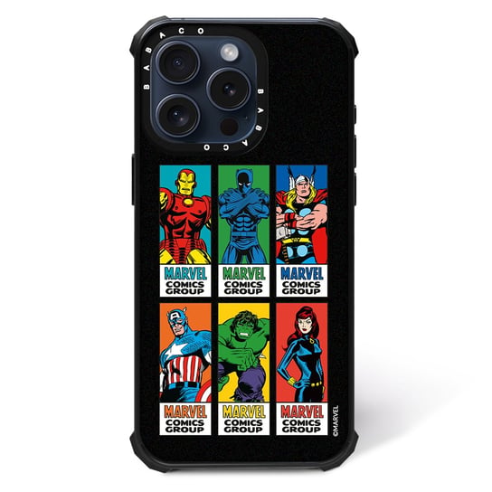 ERT GROUP Oryginalne i oficjalnie licencjonowane Marvel wzór Avengers 039 Magnetyczne etui na telefon komórkowy IPHONE 15 PLUS Etui kompatybilne z MagSafe, Wielobarwny ERT Group