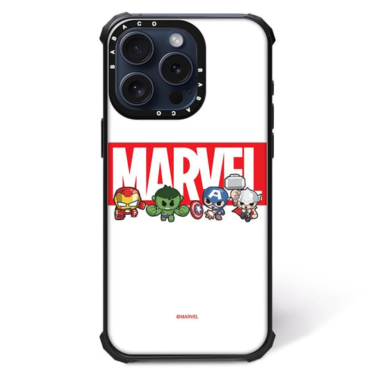 ERT GROUP Oryginalne i oficjalnie licencjonowane Marvel wzór Marvel 009 Magnetyczne etui na telefon komórkowy IPHONE 14 Etui kompatybilne z MagSafe, Biały ERT Group