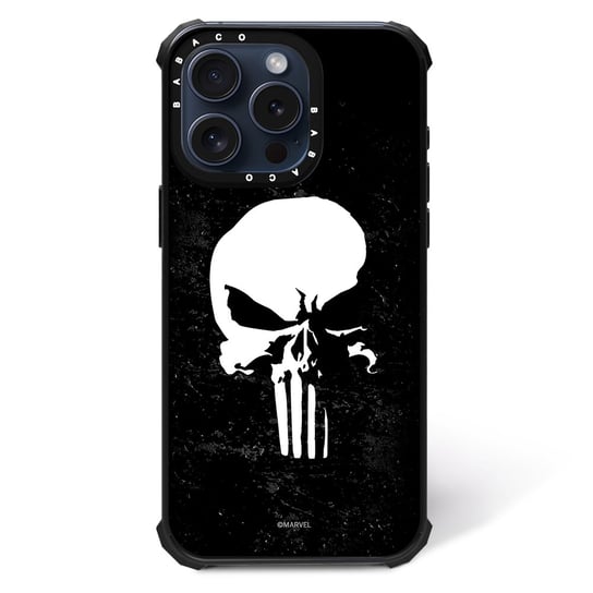 ERT GROUP Oryginalne i oficjalnie licencjonowane Marvel wzór Punisher 002 Magnetyczne etui na telefon komórkowy IPHONE 14 PLUS Etui kompatybilne z MagSafe, Czarany ERT Group