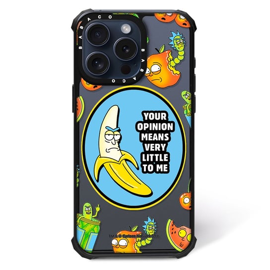 ERT GROUP Oryginalne i oficjalnie licencjonowane Rick and Morty wzór Rick i Morty 009 Magnetyczne etui na telefon komórkowy IPHONE 14 PLUS Etui kompatybilne z MagSafe, Przeźroczysty ERT Group