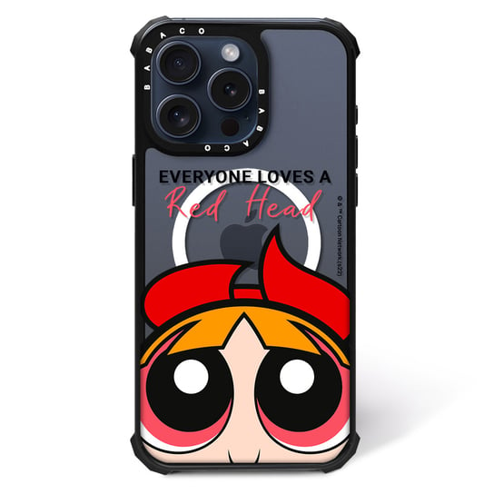 ERT GROUP Oryginalne i oficjalnie licencjonowane The Powerpuff Girls wzór Atomówki 011 Magnetyczne etui na telefon komórkowy IPHONE 13 PRO MAX Etui kompatybilne z MagSafe, Przeźroczysty ERT Group