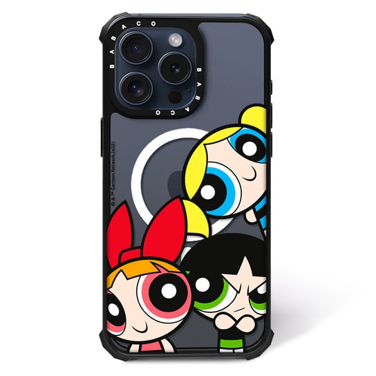 ERT GROUP Oryginalne i oficjalnie licencjonowane The Powerpuff Girls wzór Atomówki 015 Magnetyczne etui na telefon komórkowy IPHONE 14 PRO MAX Etui kompatybilne z MagSafe, Przeźroczysty ERT Group