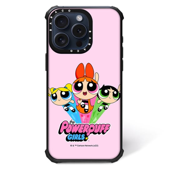 ERT GROUP Oryginalne i oficjalnie licencjonowane The Powerpuff Girls wzór Atomówki 029 Magnetyczne etui na telefon komórkowy IPHONE 13 Etui kompatybilne z MagSafe, Różowy ERT Group