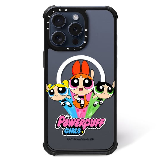 ERT GROUP Oryginalne i oficjalnie licencjonowane The Powerpuff Girls wzór Atomówki 029 Magnetyczne etui na telefon komórkowy IPHONE 13 PRO Etui kompatybilne z MagSafe, Przeźroczysty ERT Group