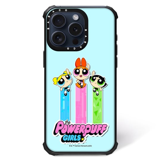 ERT GROUP Oryginalne i oficjalnie licencjonowane The Powerpuff Girls wzór Atomówki 030 Magnetyczne etui na telefon komórkowy IPHONE 13 Etui kompatybilne z MagSafe, Niebieski ERT Group