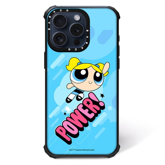 ERT GROUP Oryginalne i oficjalnie licencjonowane The Powerpuff Girls wzór Atomówki 034 Magnetyczne etui na telefon komórkowy IPHONE 14 PRO MAX Etui kompatybilne z MagSafe, Niebieski ERT Group