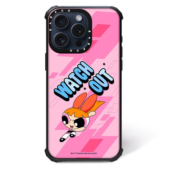 ERT GROUP Oryginalne i oficjalnie licencjonowane The Powerpuff Girls wzór Atomówki 035 Magnetyczne etui na telefon komórkowy IPHONE 14 Etui kompatybilne z MagSafe, Różowy ERT Group