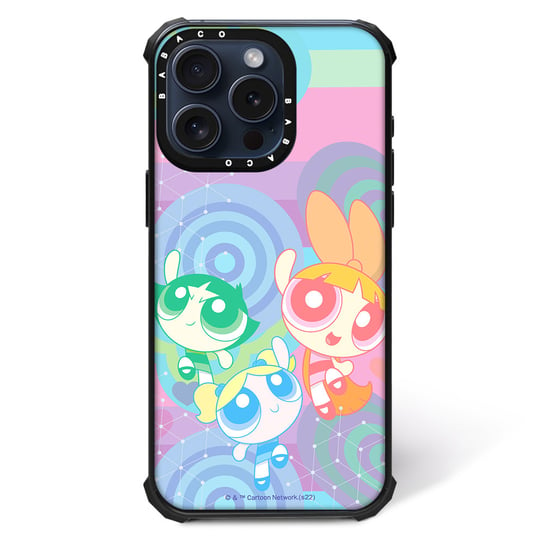 ERT GROUP Oryginalne i oficjalnie licencjonowane The Powerpuff Girls wzór Atomówki 038 Magnetyczne etui na telefon komórkowy IPHONE 14 Etui kompatybilne z MagSafe, Wielobarwny ERT Group