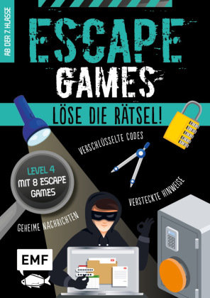 Escape Games Level 4 (türkis) - Löse die Rätsel! - 8 Escape Games ab der 7. Klasse Edition Michael Fischer