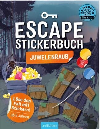 Escape-Stickerbuch - Juwelenraub Ars Edition