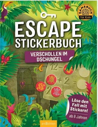 Escape-Stickerbuch - Verschollen im Dschungel Ars Edition